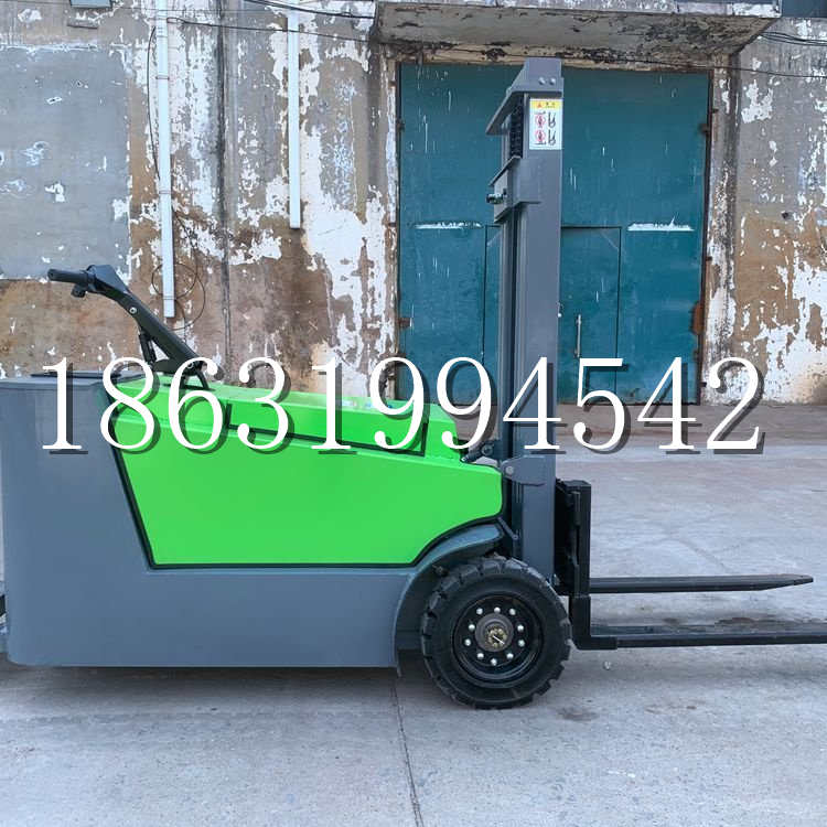 龙口市小型电动叉车1吨2吨步行站驾式电瓶堆高充电装卸车液压升降车铲车